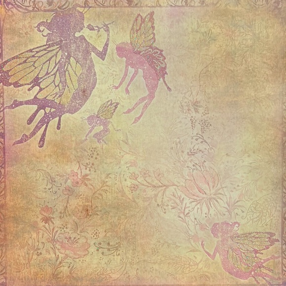 Scrapbook Paper with Fairy Tale Design! 12x12 Premium Card Stock! - Picture 11 of 14